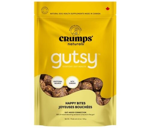 Crumps' Naturals Gutsy, Gâteries Pour Chien, Joyeuses Bouchées 130g